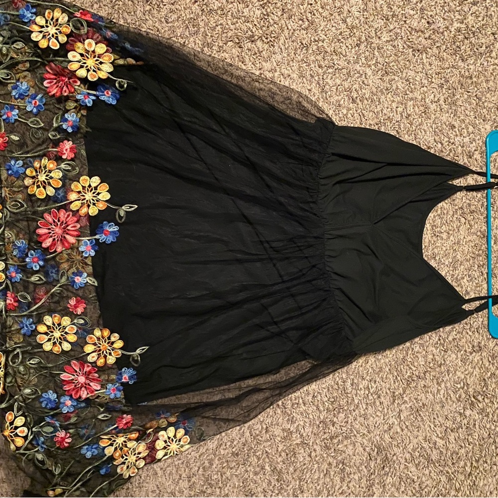 SHEIN Claus Plus Floral overlay dress, brand new. Size 3x